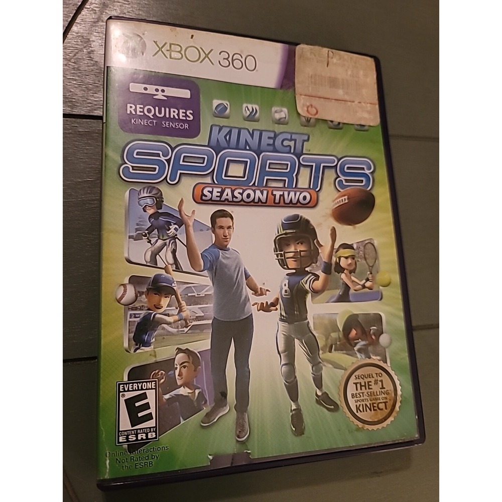 Kinect Sports: Season Two (Microsoft Xbox 360, 2011) Original Box W Manual
